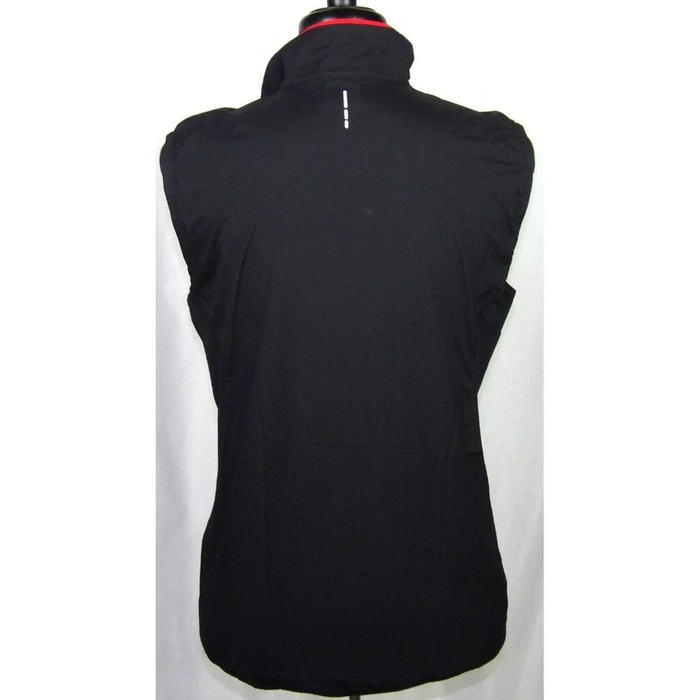 SALOMON‎ Clima WIND 100% Nylon Black Zip-Up Windbreaker Vest Jacket Men's Medium
